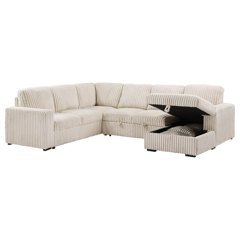Devonshire Pull-Out Sleeper Sectional Sofa - Furniture City (CA)l