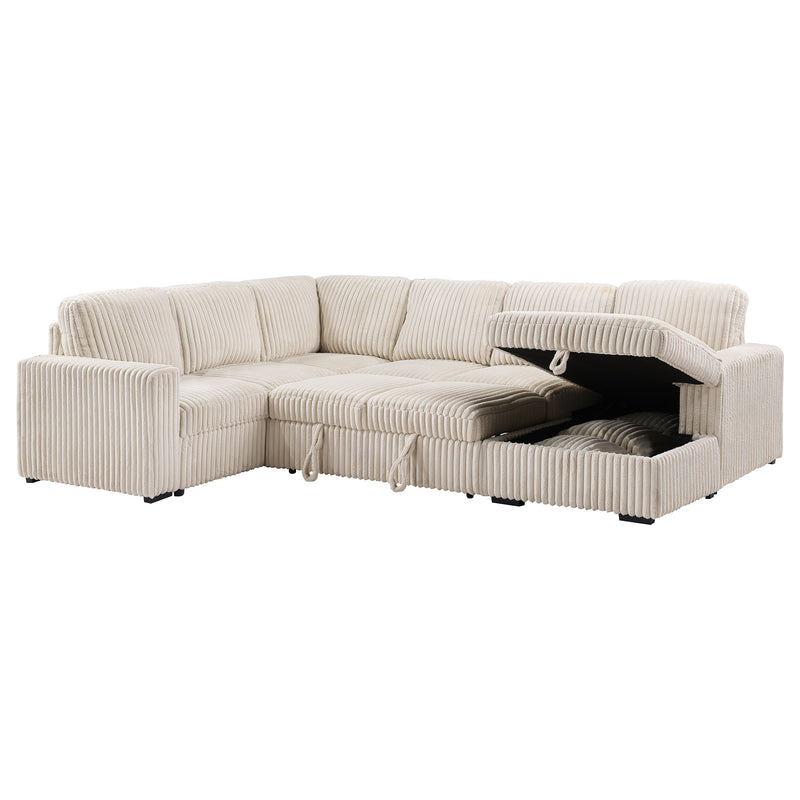 Devonshire Pull-Out Sleeper Sectional Sofa - Furniture City (CA)l