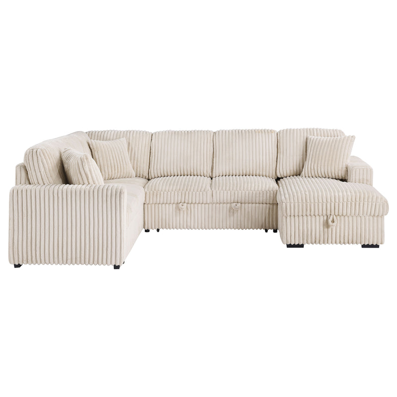 Devonshire Pull-Out Sleeper Sectional Sofa - Furniture City (CA)l