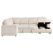 Devonshire Pull-Out Sleeper Sectional Sofa - Furniture City (CA)l