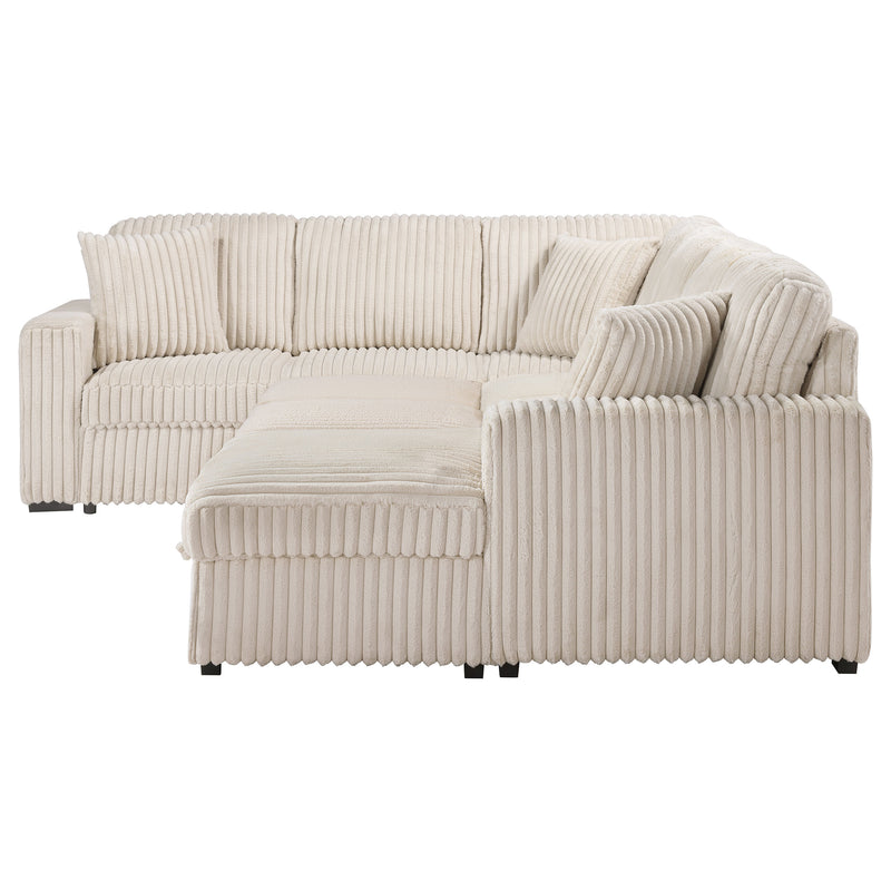 Devonshire Pull-Out Sleeper Sectional Sofa - Furniture City (CA)l
