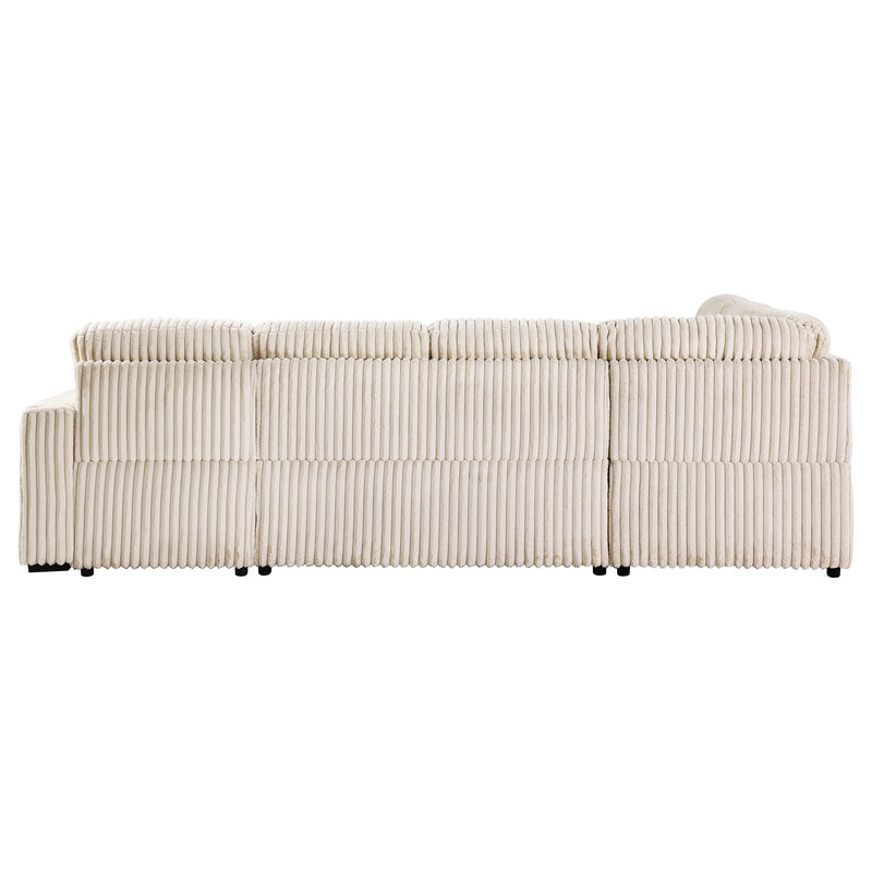 Devonshire Pull-Out Sleeper Sectional Sofa - Furniture City (CA)l