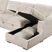 Devonshire Pull-Out Sleeper Sectional Sofa - Furniture City (CA)l