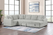 Devonshire Pull-Out Sleeper Sectional Sofa - Furniture City (CA)l