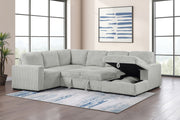 Devonshire Pull-Out Sleeper Sectional Sofa - Furniture City (CA)l