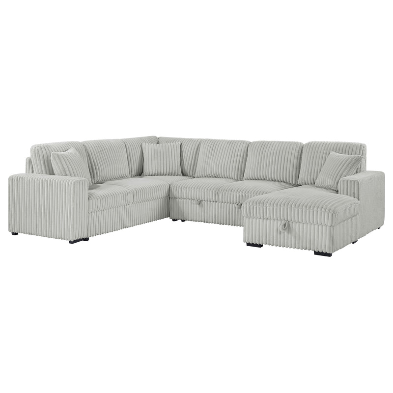 Devonshire Pull-Out Sleeper Sectional Sofa - Furniture City (CA)l