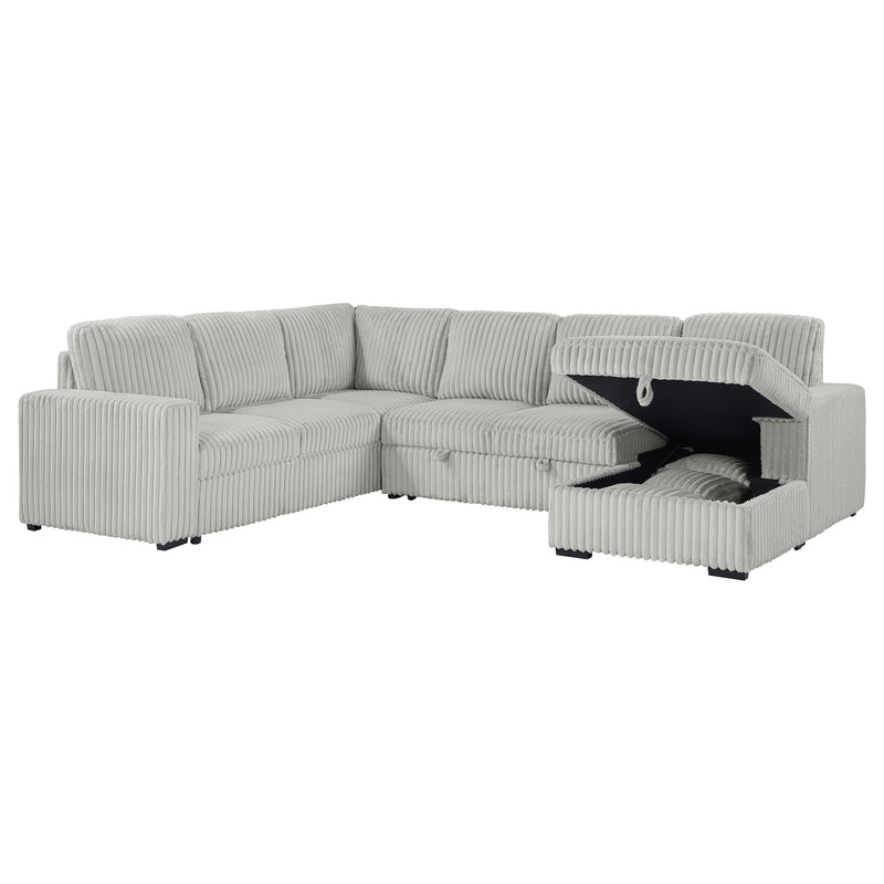 Devonshire Pull-Out Sleeper Sectional Sofa - Furniture City (CA)l
