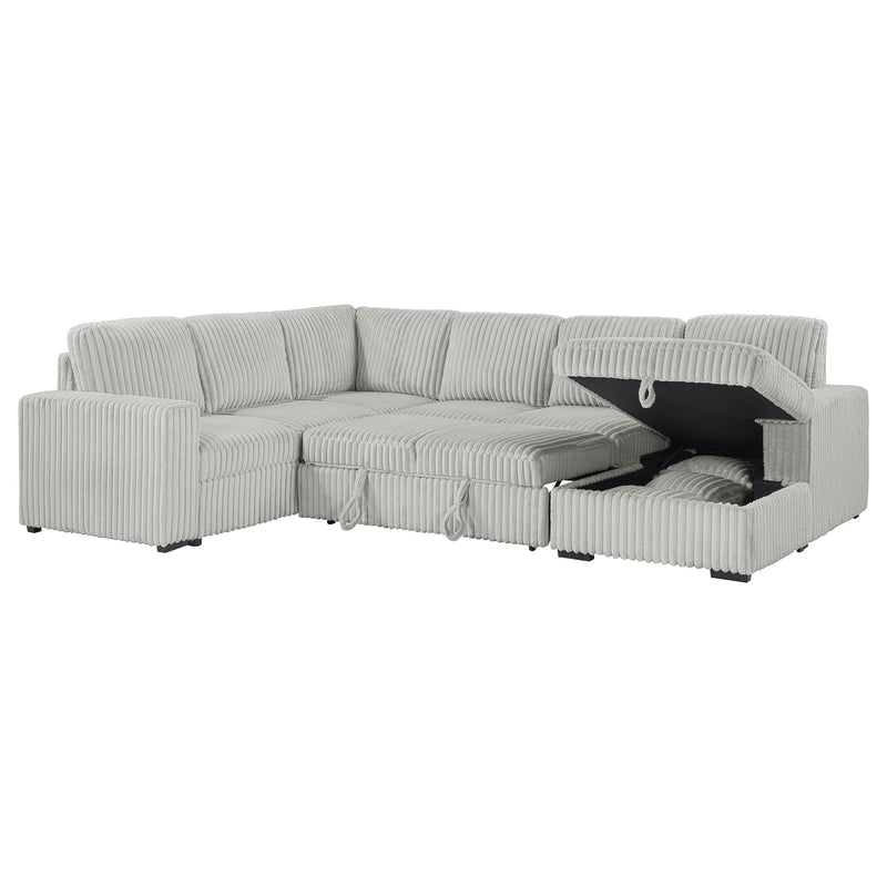 Devonshire Pull-Out Sleeper Sectional Sofa - Furniture City (CA)l