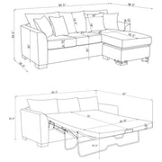 Storey Fold-Out Sleeper Sectional Sofa - Furniture City (CA)l