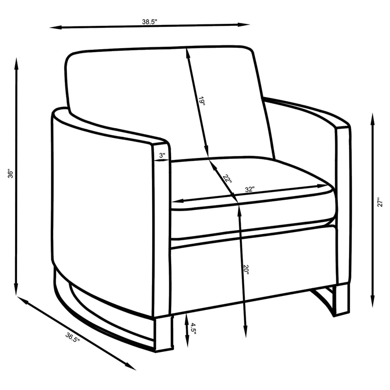 Corliss Accent Chair - Furniture City (CA)l