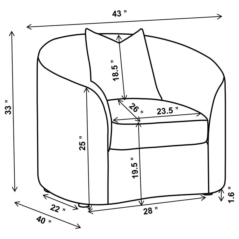 Rainn Accent Chair - Furniture City (CA)l
