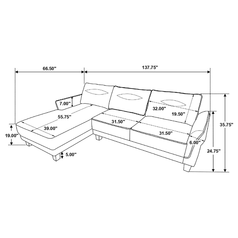 Caspian Sectional Sofa - Furniture City (CA)l