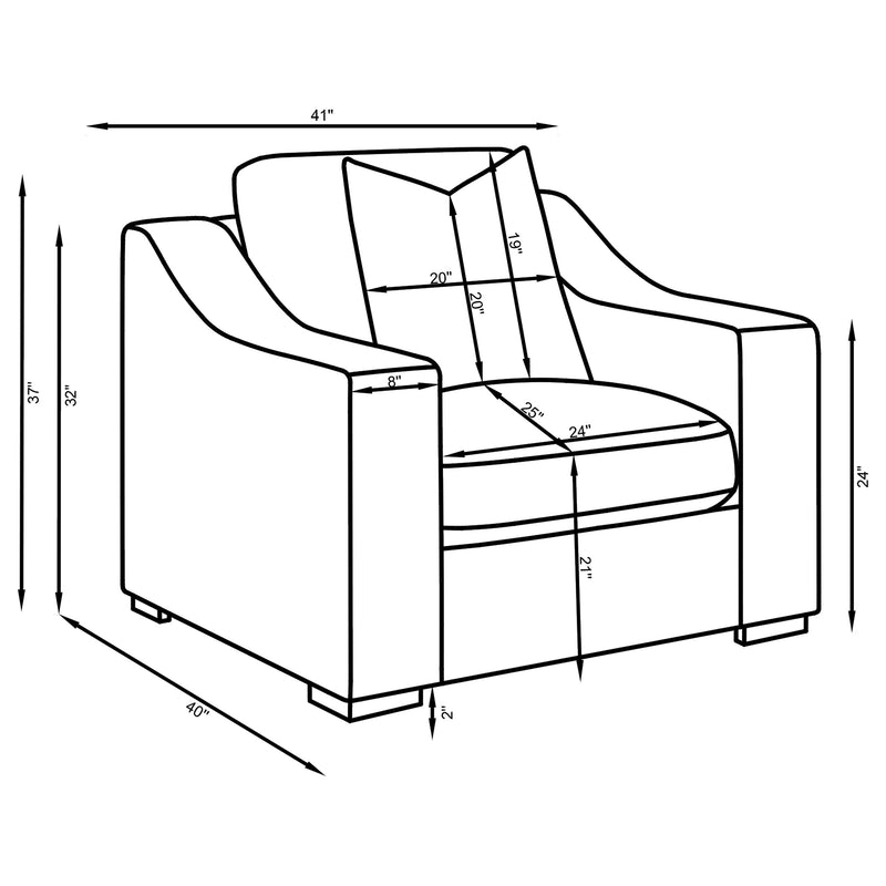 Ashlyn Accent Chair - Furniture City (CA)l