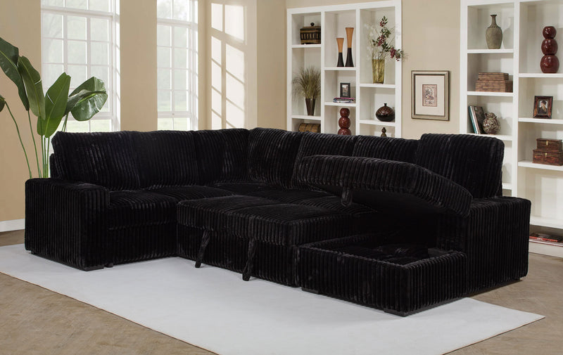 Devonshire Pull-Out Sleeper Sectional Sofa - Furniture City (CA)l
