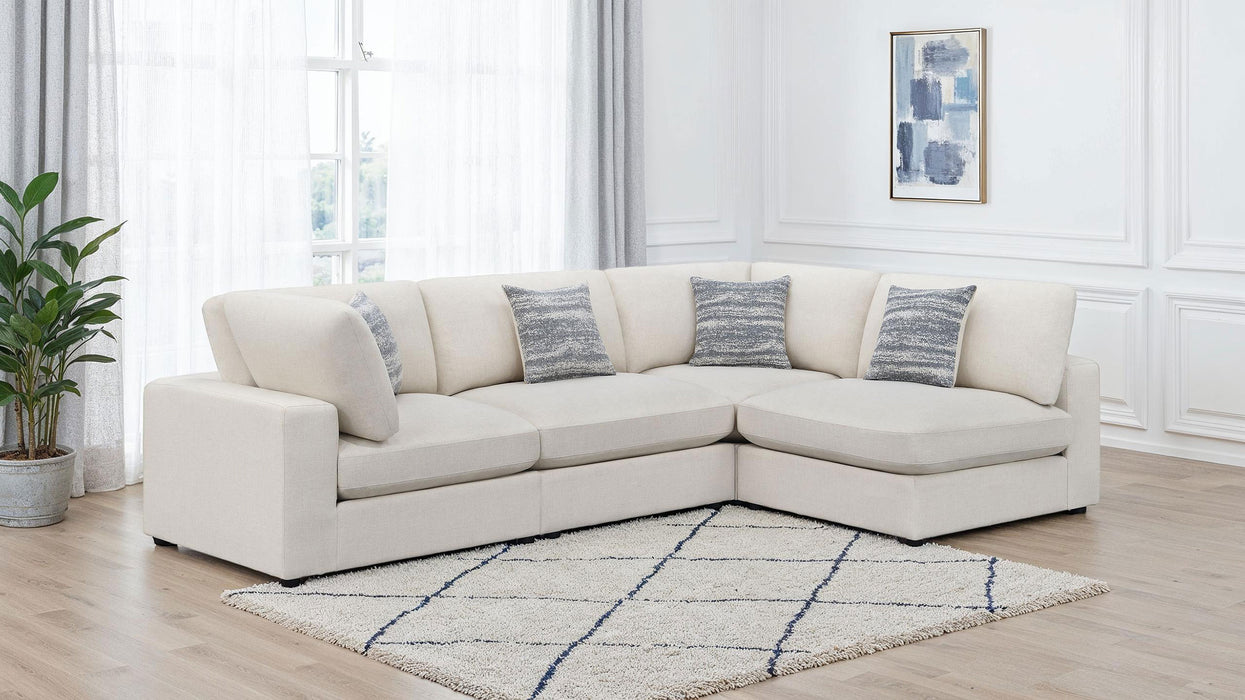 Serene 5-piece Upholstered Modular Sectional Sofa Beige