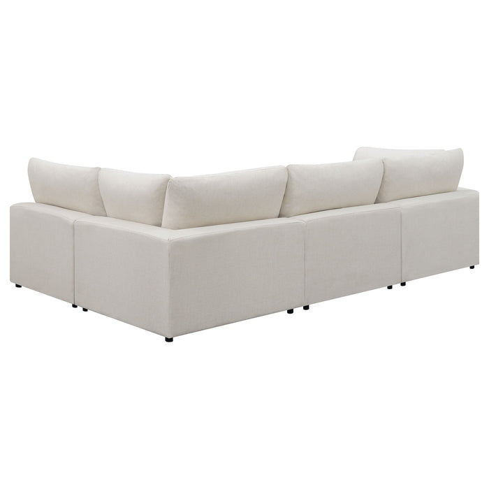Serene 5-piece Upholstered Modular Sectional Sofa Beige
