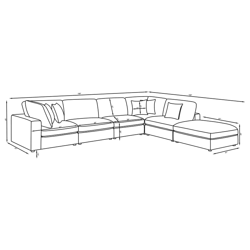 Serene Modular Sectional Sofa - Furniture City (CA)l
