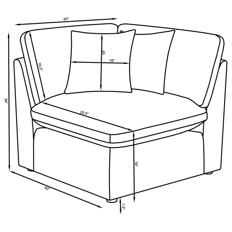 Hobson Modular Sectional Sofa - Furniture City (CA)l