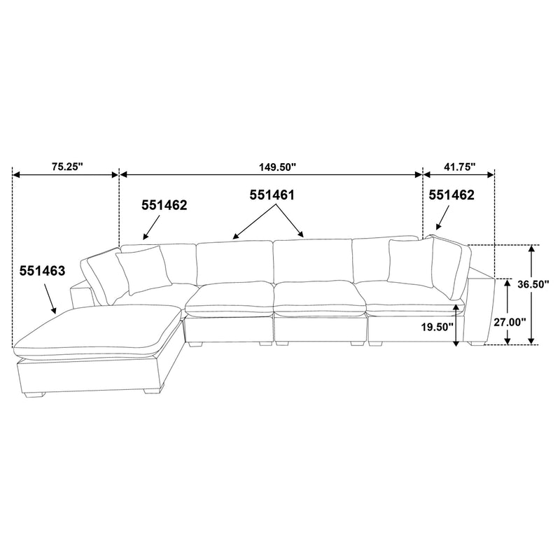 Lakeview Modular Sectional Sofa - Furniture City (CA)l
