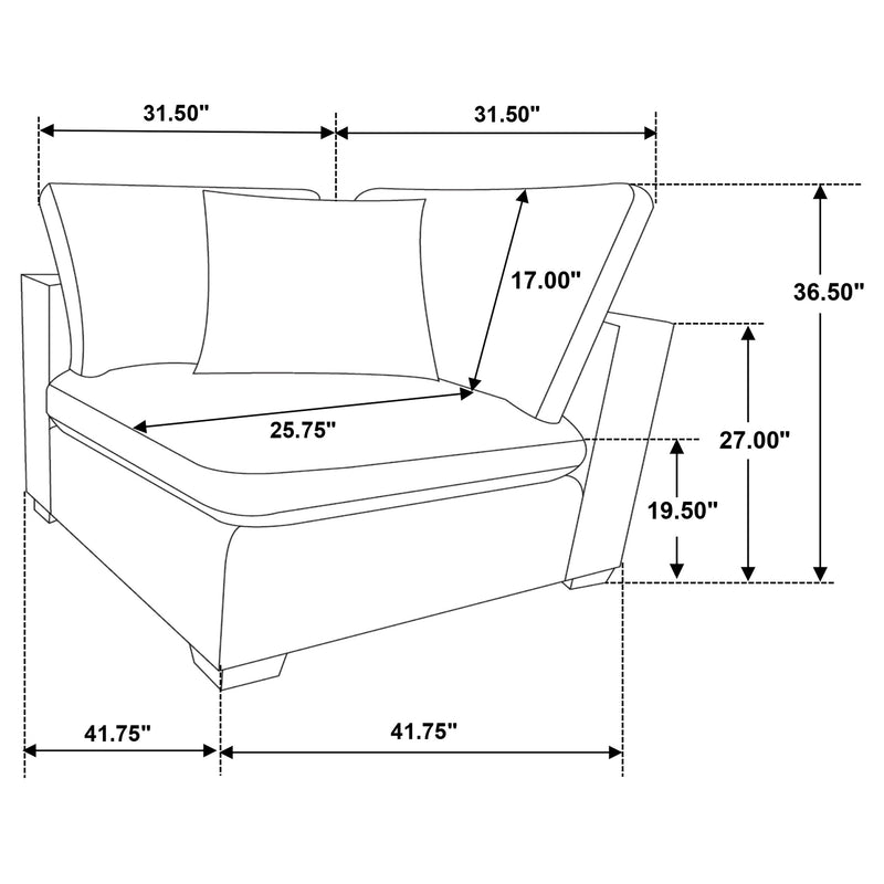 Lakeview Modular Sectional Sofa - Furniture City (CA)l