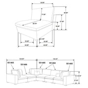 Lakeview Armless Chair - Furniture City (CA)l
