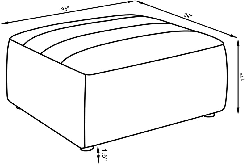 Sunny Ottoman - Furniture City (CA)l
