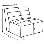Sunny Armless Chair - Furniture City (CA)l