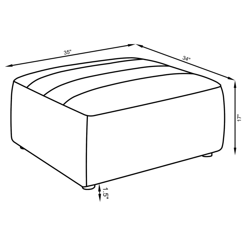 Sunny Ottoman - Furniture City (CA)l