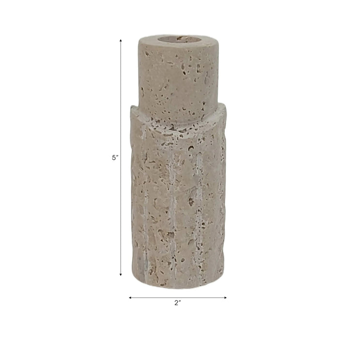 5x2-raw-edge-travertine-taper-holder-tan-8