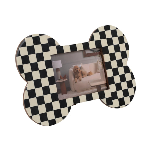 5x7-checkerboard-dog-bone-photo-frame-ivory-black-2