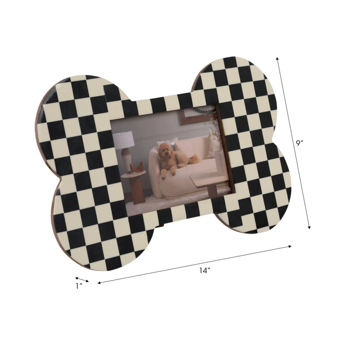 5x7-checkerboard-dog-bone-photo-frame-ivory-black-7