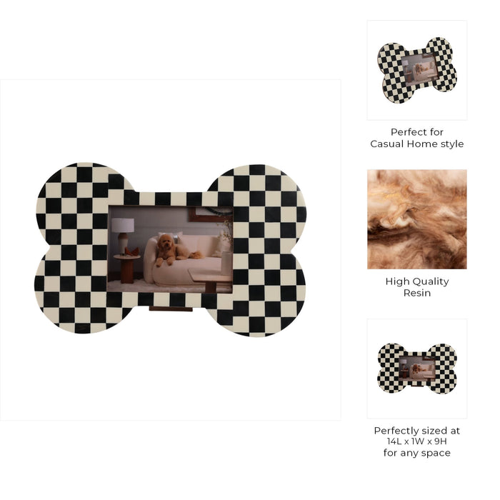 5x7-checkerboard-dog-bone-photo-frame-ivory-black-8