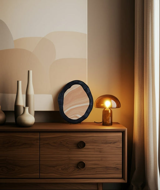 5x7-organic-shaped-textured-photo-frame-black-1