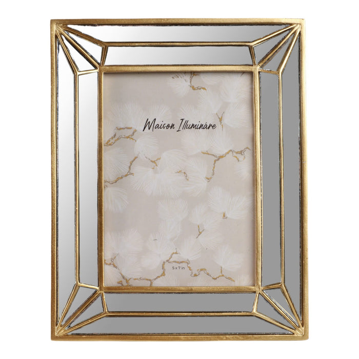 5x7-resin-deco-mirrored-border-photo-frame-gold-1