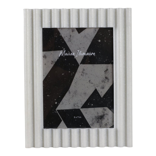 5x7-ridged-quartz-resin-photo-frame-white-1
