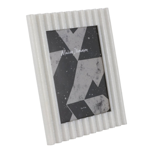 5x7-ridged-quartz-resin-photo-frame-white-2