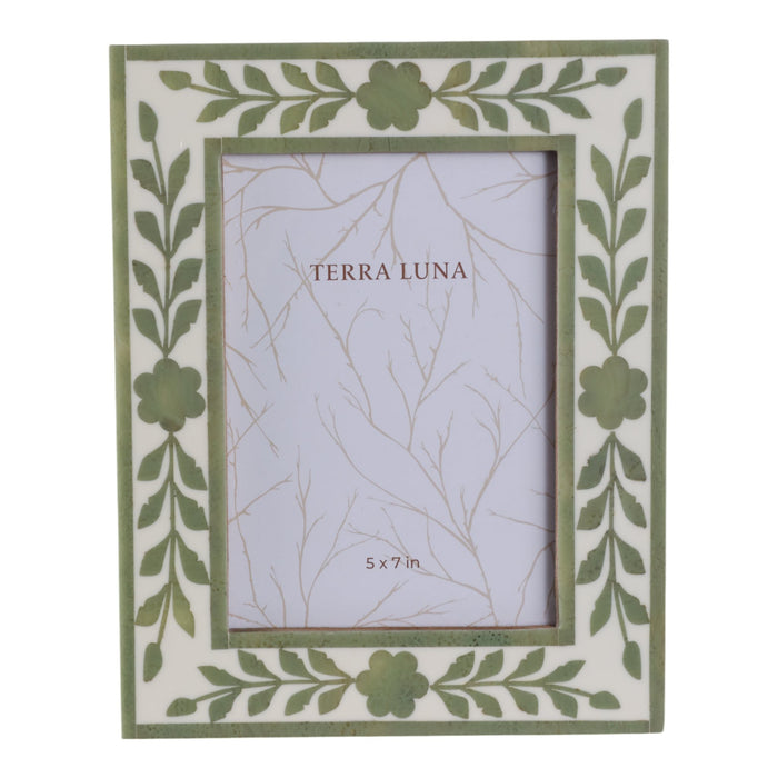 5x7-sage-green-petals-photo-frame-white-green-1
