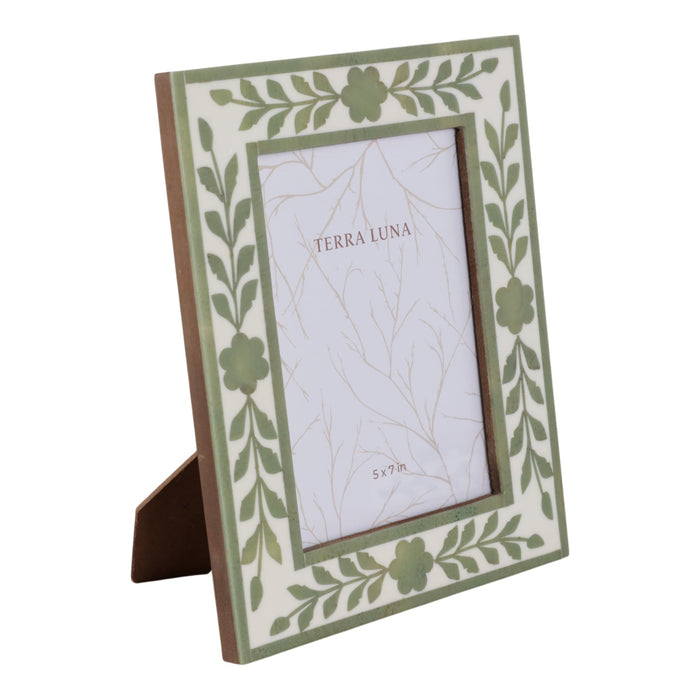 5x7-sage-green-petals-photo-frame-white-green-2