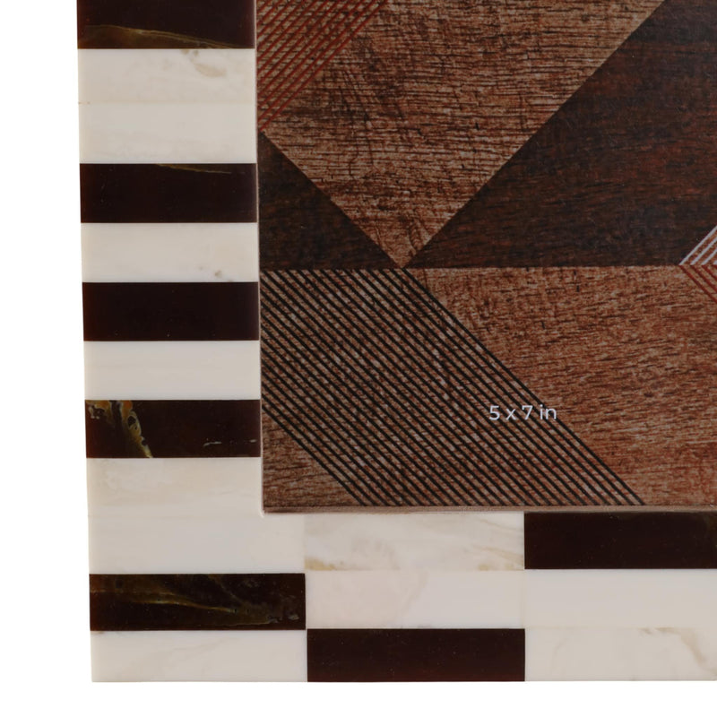 5x7-small-stripe-photo-frame-brown-ivory-5