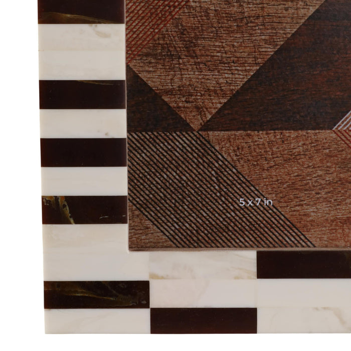5x7-small-stripe-photo-frame-brown-ivory-5