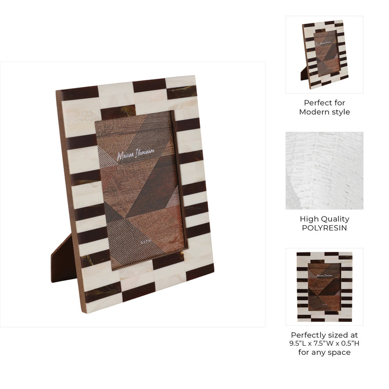 5x7-small-stripe-photo-frame-brown-ivory-8