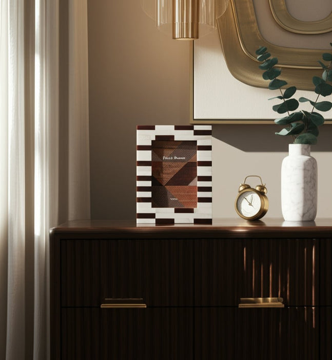 5x7-small-stripe-photo-frame-brown-ivory-9