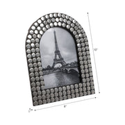 5x7-studded-arch-photo-frame-silver-black-7