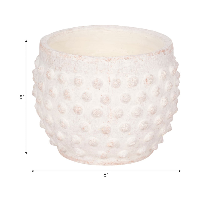 6-bubble-rough-finish-planter-white-7