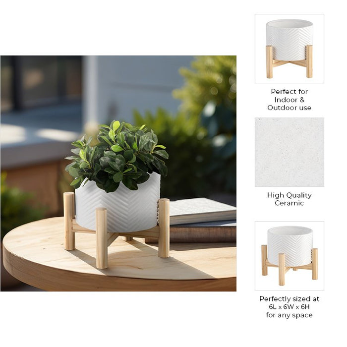 6-ceramic-chevron-planter-w-wood-stand-white-9