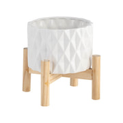 6-ceramic-diamond-planter-w-wood-stand-white-1