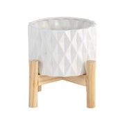 6-ceramic-diamond-planter-w-wood-stand-white-2