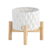6-ceramic-diamond-planter-w-wood-stand-white-3