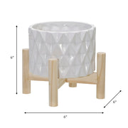 6-ceramic-diamond-planter-w-wood-stand-white-9