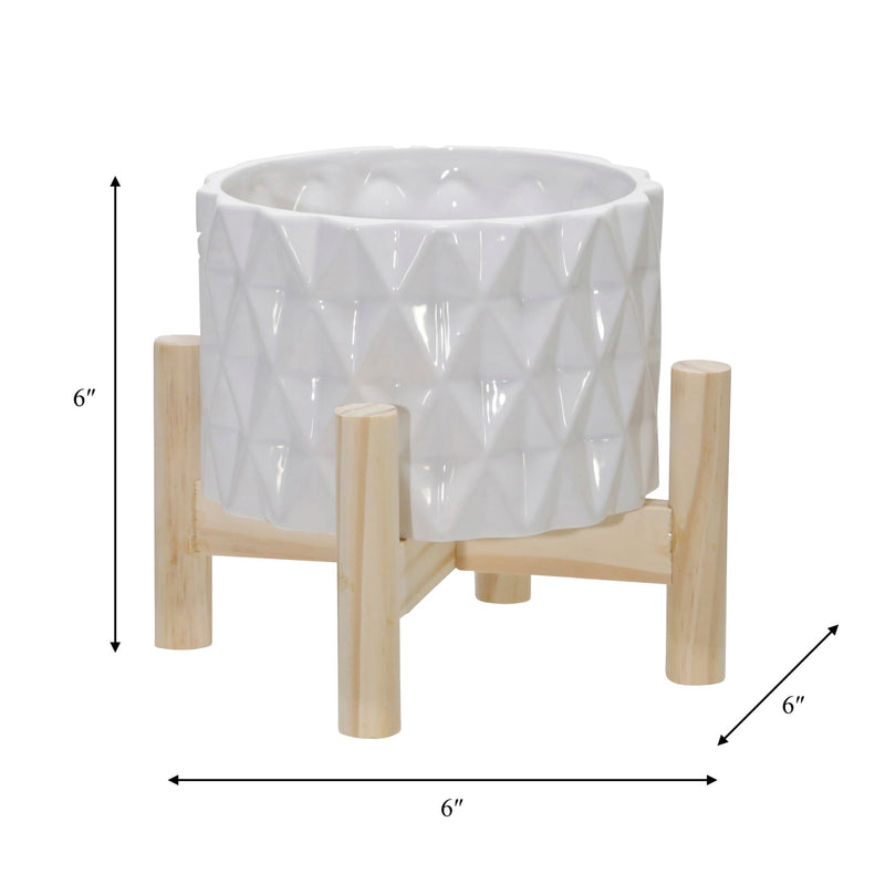 6-ceramic-diamond-planter-w-wood-stand-white-9